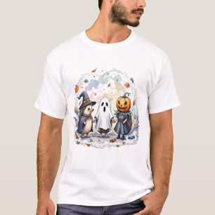 Cute Halloween Hedgehogs Costume T-Shirt