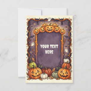 Cute Halloween Invitation Card 2026 #7