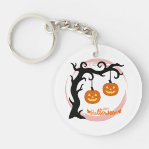Cute Halloween Keytags Ghosts, Pumpkins Key Ring