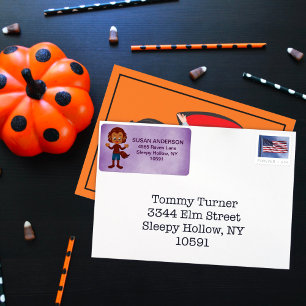Cute Halloween Kid’s Costume Party Werewolf Label