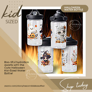 Cute Halloween Kid-Sized Water Bottle