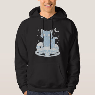Cute Halloween Kitten Cat Gothic Aesthetic Essenti Hoodie