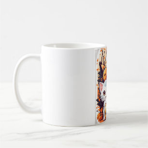 Cute Halloween Kittens with Pumpkin Mug - Fall Aut