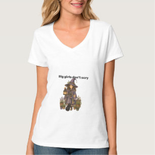 Cute Halloween Little Witch Black Cat Pun T-Shirt