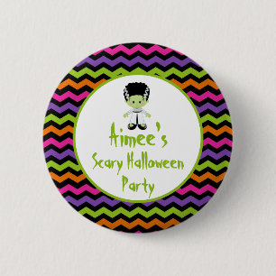 Cute Halloween Monster Girl Halloween Party 6 Cm Round Badge