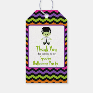 Cute Halloween Monster Girl Halloween Party Gift Tags