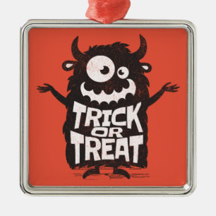 Cute Halloween monster Metal Tree Decoration