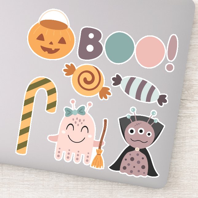 Cute Halloween Monsters Party (Detail)