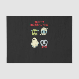Cute Halloween Monsters Tissue Paper - Funny Boo 