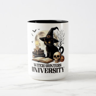 Cute Halloween Mug with Black Cat
