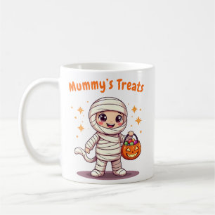 Cute halloween mummy mug