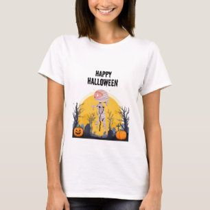Cute Halloween Mummy T-Shirt Funny Spooky Shirt
