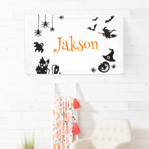 Cute Halloween Name Banner