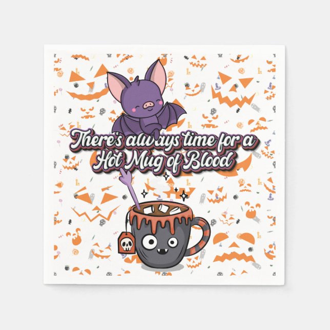 Cute Halloween! 👻 Napkin (Front)
