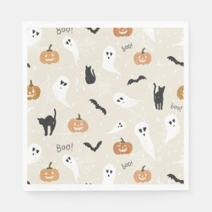 Cute Halloween Napkins and Party Supplies