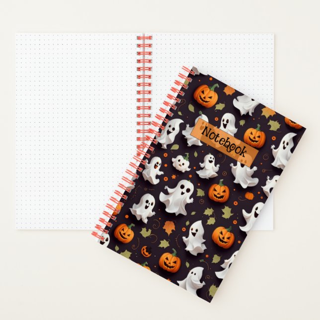 Cute Halloween Notebook for Journalling Fun (Inside)