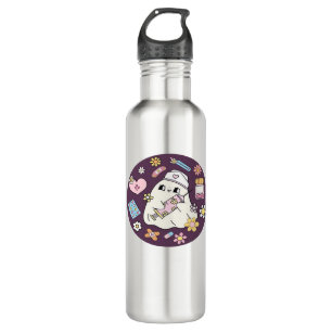 Cute Halloween Nurse Oversized T-Shirt 710 Ml Water Bottle