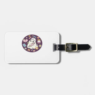 Cute Halloween Nurse Oversized T-Shirt Luggage Tag
