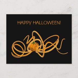 Cute Halloween Octopus Postcard