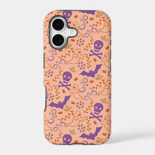 Cute Halloween Orange and Purple Pattern
