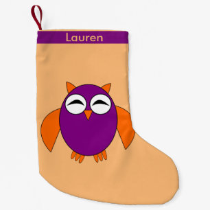Cute Halloween Owl Christmas Stocking