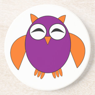 Cute Halloween Owl Coasters