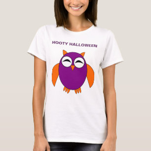 Cute Halloween Owl Custom T Shirt