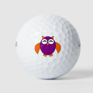Cute Halloween Owl Golf Ball