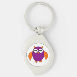 Cute Halloween Owl Keychain