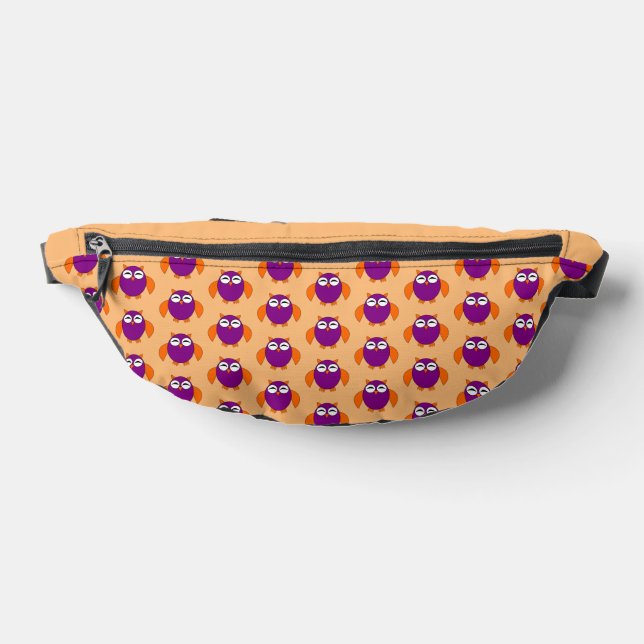 Cute Halloween Owl Patterned Bum Bags (Lay Down)