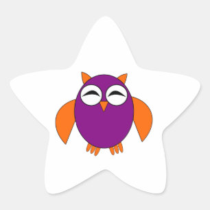 Cute Halloween Owl Stickers
