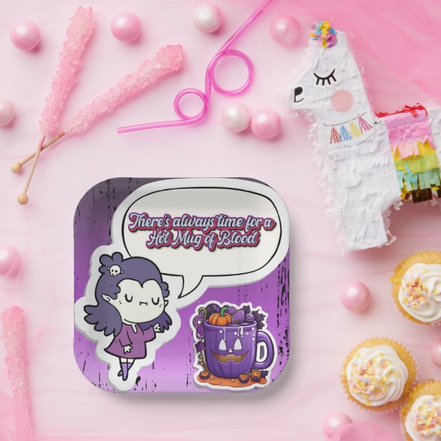 Cute Halloween! 👻 Paper Plate (Party)