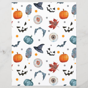Cute Halloween Paper Sheet