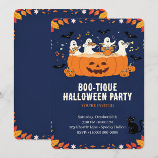Cute Halloween Party Invitation