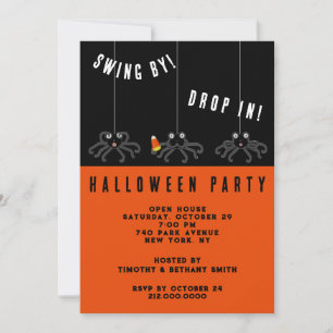 Cute Halloween Party Invitation