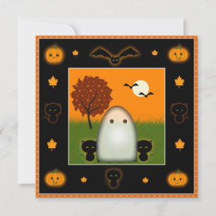 Cute Halloween Party Invitations