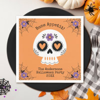 Cute Halloween Party Sugar Skull