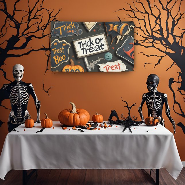 Cute Halloween Pattern Banner (Creator Uploaded)