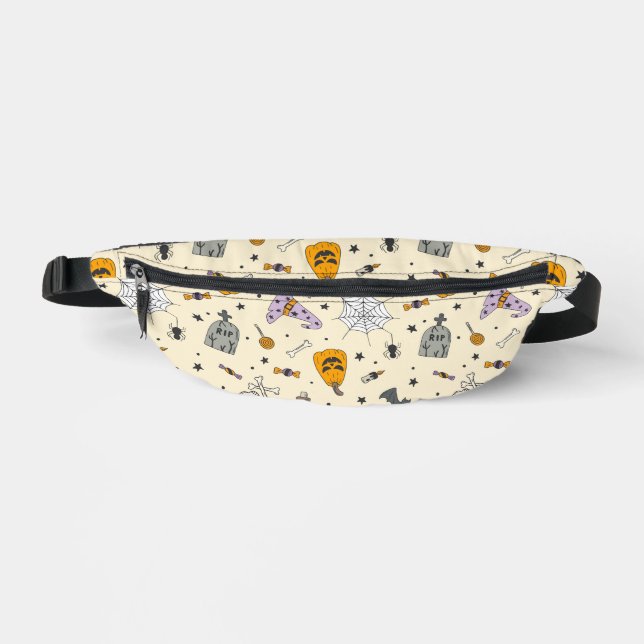 Cute Halloween Pattern Bum Bags (Front)