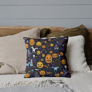 Cute Halloween Pattern Cushion