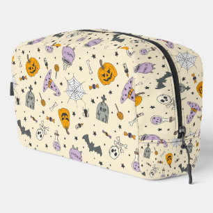 Cute Halloween Pattern Dopp Kit