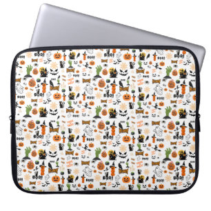 Cute Halloween Pattern Laptop Sleeve