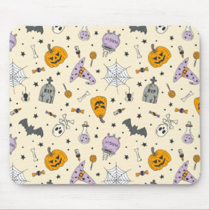 Cute Halloween Pattern Mouse Mat