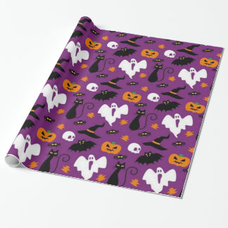 Cute Halloween Pattern Wrapping Paper
