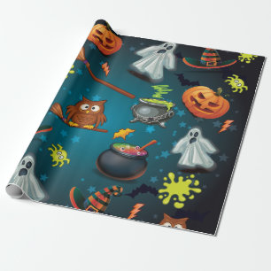 Cute Halloween pattern Wrapping Paper