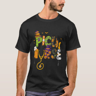 Cute Halloween PICU Nurse Boo Boo Crew Ghost Spook T-Shirt