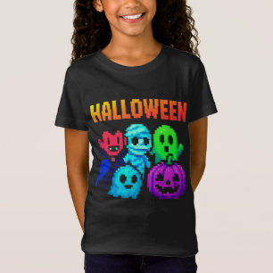 Cute halloween Pixel Clothes unisex male female T-Shirt