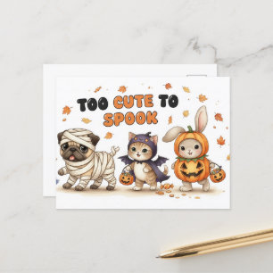 Cute Halloween Postcard