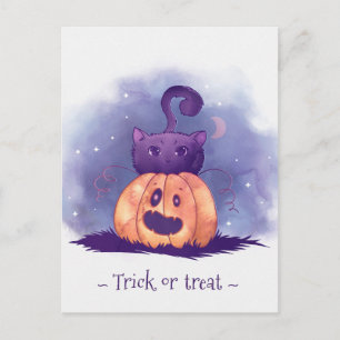 Cute Halloween Postcard