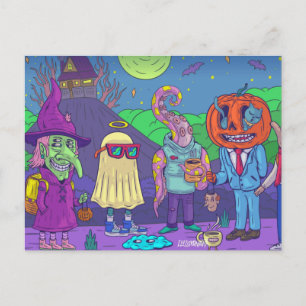 Cute Halloween Postcard